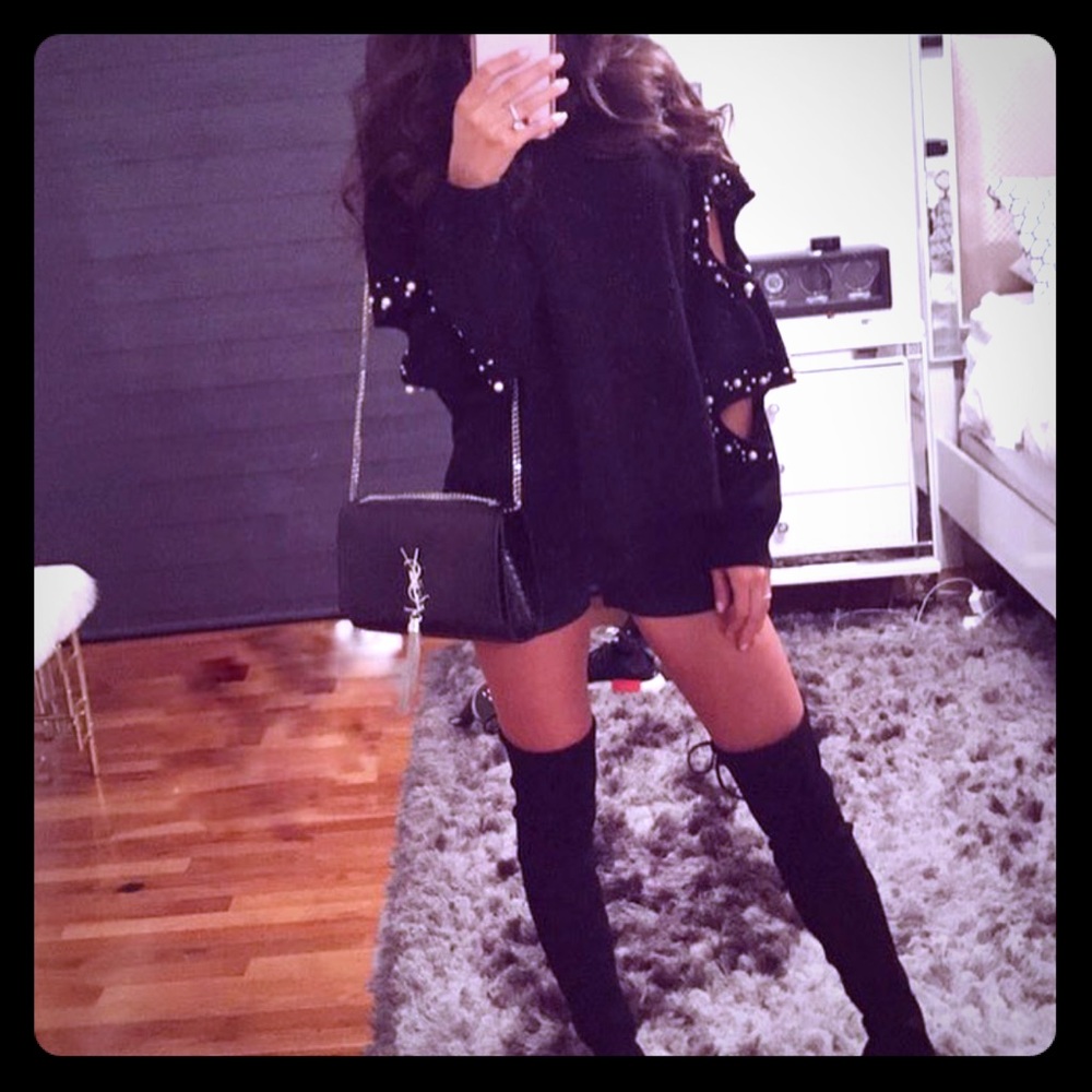 Pretty sweater for day or night